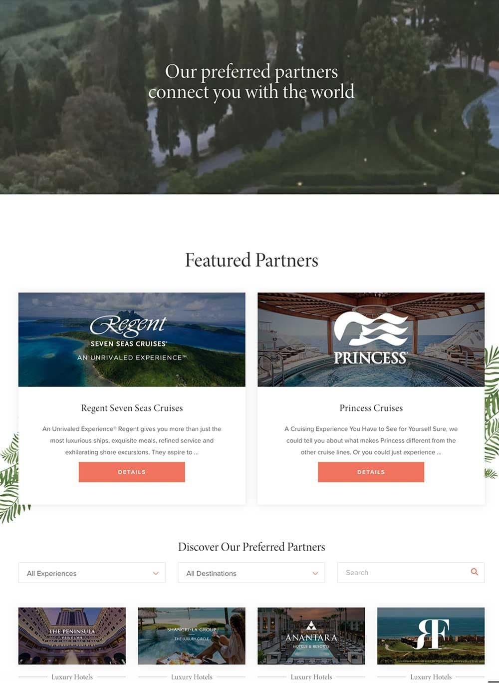Montecito Village Travel preferred partners page
