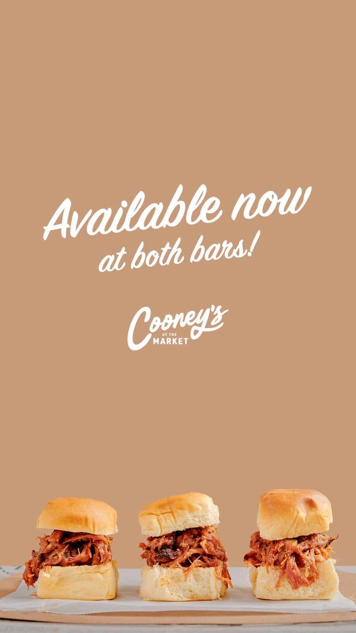 Cooney's story announcing sliders at both bars