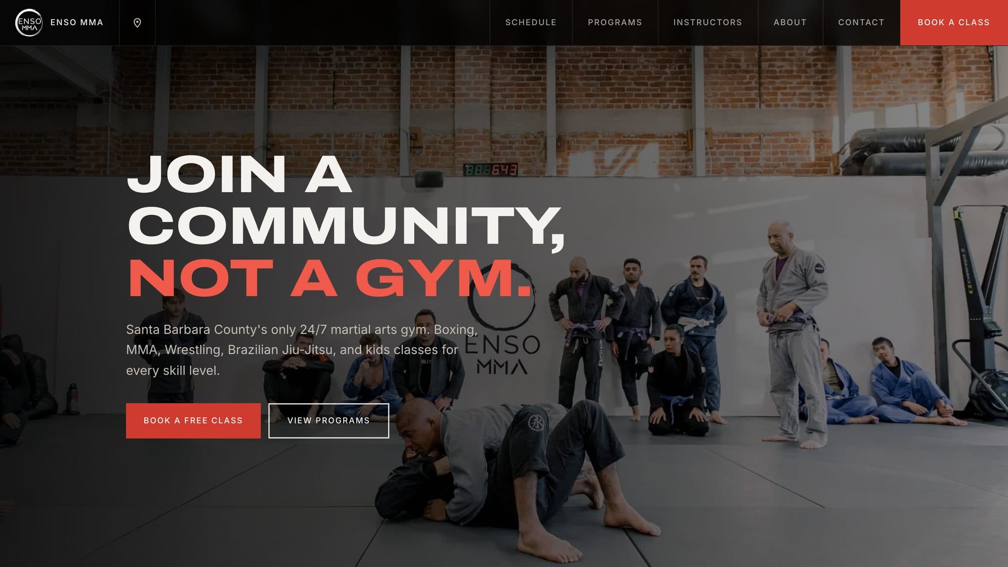 Enso MMA homepage
